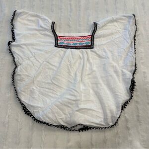 Cat & Jack sz L 10/12 embroidered poncho